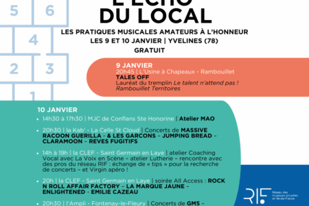 L'Echo du Local #1, concerts et ateliers dédiés à la pratique musicale dans les Yvelines.